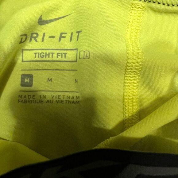 Nike Pro Dri-Fit Youth Yellow Training Pants Youth Size M - Picture 5 of 7